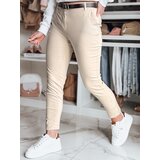 DStreet Spodnie damskie slim fit z paskiem LINESKA jasnobeżowe Cijene
