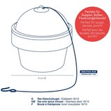 Kela INFUZOR ZA ČAJ AROMI, 9cm NEHRĐAJUĆI ČELIK 18/10 SREBRNA | shoptok.hr