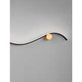 Nova Luce Mat crna LED zidna lampa aluminijska Kima – | shoptok.hr