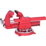 Ks Tools Vzporedni primež z vrtljivo ploščo, dolžina čeljusti 120 mm, s cevno vpenjalno čeljustjo | Shoptok.si