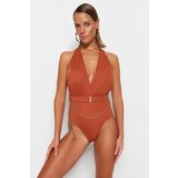 Trendyol Swimsuit - Brown - Plain | Shoptok.si