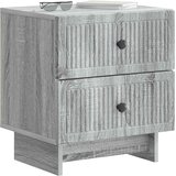  Noćni ormar Siva sonoma 43 x 34,5 x 47,5 cm Konstruirano drvo | shoptok.hr