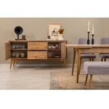 Hanah home vina 02 0701 atlantic pine grey (produživi trpezarijski sto, stolice i konzola (5 komada))