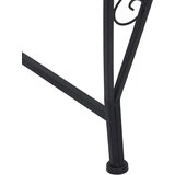  Klupa pod drvetom 4-Broj sjedala 160 x 80 x 44 cm Čelik Crna | shoptok.hr