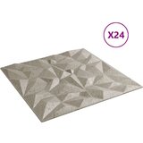 vidaXL Stenski paneli 24 kosov beton 50x50 cm XPS 6 m² ametist | Shoptok.si