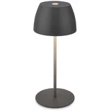 led baterijska namizna svetilka serina mini antracit 20 cm x ø 8 cm
