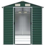 vidaXL Vrtno spremište zeleno 191 x 385 x 198 cm od pocinčanog čelika | shoptok.hr