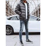 DStreet Dwustronna kurtka męska zimowa szara | Shoptok.si