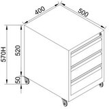 Hanah home Ormarić za skladištenje crna boja Js1019Sı | ePonuda.com