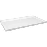 vidaXL Pravokotna ABS tuš kad bela 70x120 cm | Shoptok.si