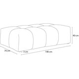 Bobochic Paris Tabure od šenila boje terakote Everest – | shoptok.hr