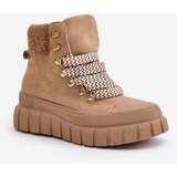 EVENTO Women's insulated ankle boots on a platform brown Alcyhen | Eponuda.ba