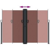  Uvlačiva bočna tenda smeđa 180 x 600 cm | shoptok.hr