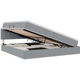  Krevet s madracem i skladištem Svijetlo siva 200 x 200 cm | Shoptok.si
