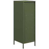vidaXL Visoka komoda maslinastozeleni 35x39x103,5 cm od čelika | shoptok.hr