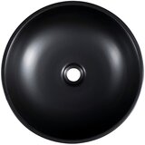 Sapho Črn/turkizen keramičen okrogel umivalnik ø 41 cm Priori – | Shoptok.si