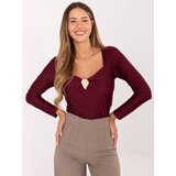 Italy Moda Blouse-IT-BZ-21629.82-burgundy | shoptok.hr
