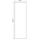  Traka za tepih LESAKA Srebrna 80 x 250 cm Dijamantni baršun | shoptok.hr
