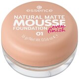 Essence podlaga za obraz v peni - Natural Matte Mousse Foundation - 01 | Shoptok.si