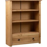 vidaXL Knjižna omara 80x35x110 cm trdna borovina Panama Range, (20622343) Cene
