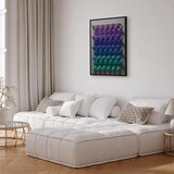  Slika - Uniform Motion (1 Part) Vertical 80x120 U crnom drvenom okviru | shoptok.hr