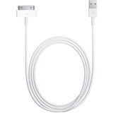  Podatkovni / polnilni kabel USB - za Apple iPhone iPad iPod (široki) - beli | Shoptok.si