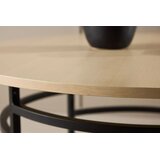 Venture Home Copenhagen klub stolić ⌀100 cm, izbijeljeni (whitewash) Slike