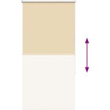 Rolo zavjesa Blackout Bež 65x150 cm Širina tkanine 60 7 cm | shoptok.hr