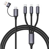 Gembird CC-USB2S-ACM31-1.5M Premium silicon 4-in-1 USB charging cable, 1.5 m | ePonuda.com