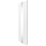 Monster radiator z ravnim ogledalom - 1800 mm x 565 mm - bel, (21569980) Cene