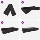 Kutija za spremanje 2 pcs Antracit 100 x 50 x 18 cm | shoptok.hr