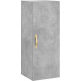  Visoka komoda siva betona 34,5x34x180 cm od konstruiranog drva | shoptok.hr