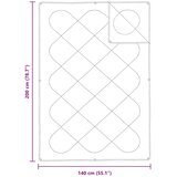  2-u-1 Punionica Bijelo 200 x 140 x 10 cm Poliester | shoptok.hr