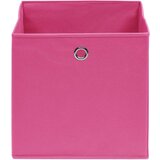 vidaXL Škatle 4 kosi netkano blago 28x28x28 cm roza | Shoptok.si
