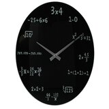  Zidni matematički sat crni Cene