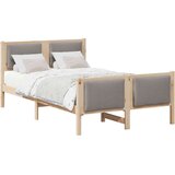  Konstrukcija postelje z vzglavjem Taupe 120 x 190 cm blago, (5000084488) | Shoptok.si