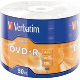 Verbatim 43791 prazni DVD 4,7 GB DVD-R 50 kom | shoptok.hr