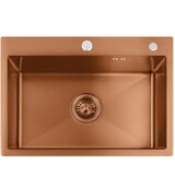 REA Bath Jekleno pomivalno korito Liam BRUSH COPPER | Shoptok.si