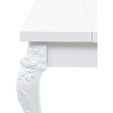 vidaXL Jedilna miza 179x89x81 cm visok sijaj bele barve | Shoptok.si