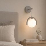 Opviq zidna lampa GEDIK-20445-A, 1 × E27, siva | Eponuda.com