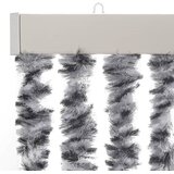  Zastor protiv insekata sivi i crno-bijeli 90 x 220 cm šenil | shoptok.hr