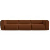 Makamii Narančasta/smeđa baršunasti sofa 319 cm Ekahi – | shoptok.hr