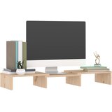  Stalak za monitor 60 x 24 x 10,5 cm od masivne borovine | shoptok.hr