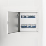 vidaXL Dostopna enota Bela 30 x 30 cm jeklo | Shoptok.si