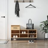 vidaXL Omarica za čevlje sonoma hrast 102x36x60 cm inženirski les Cene