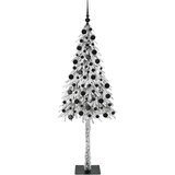 vidaXL Božićno drvce s 300 LED svjetlima Bijelo 210 cm PE i čelik | shoptok.hr