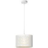  Luster na sajli LOFT SHADE 1xE27/60W/230V prečnik 25 cm bela/zlatna | Eponuda.com