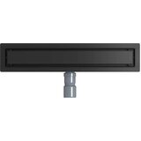 Tuš kanal 2-u-1 sa 360° sifonom Crna 50 cm Nehrđajući čelik 304 | shoptok.hr