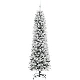  Umjetno božićno drvce Bijela 210 cm PVC i Metal i Plastika | shoptok.hr