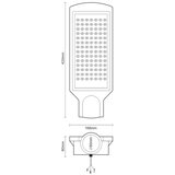  LED ulična lampa LED/100W/170-400V IP65 | Eponuda.com